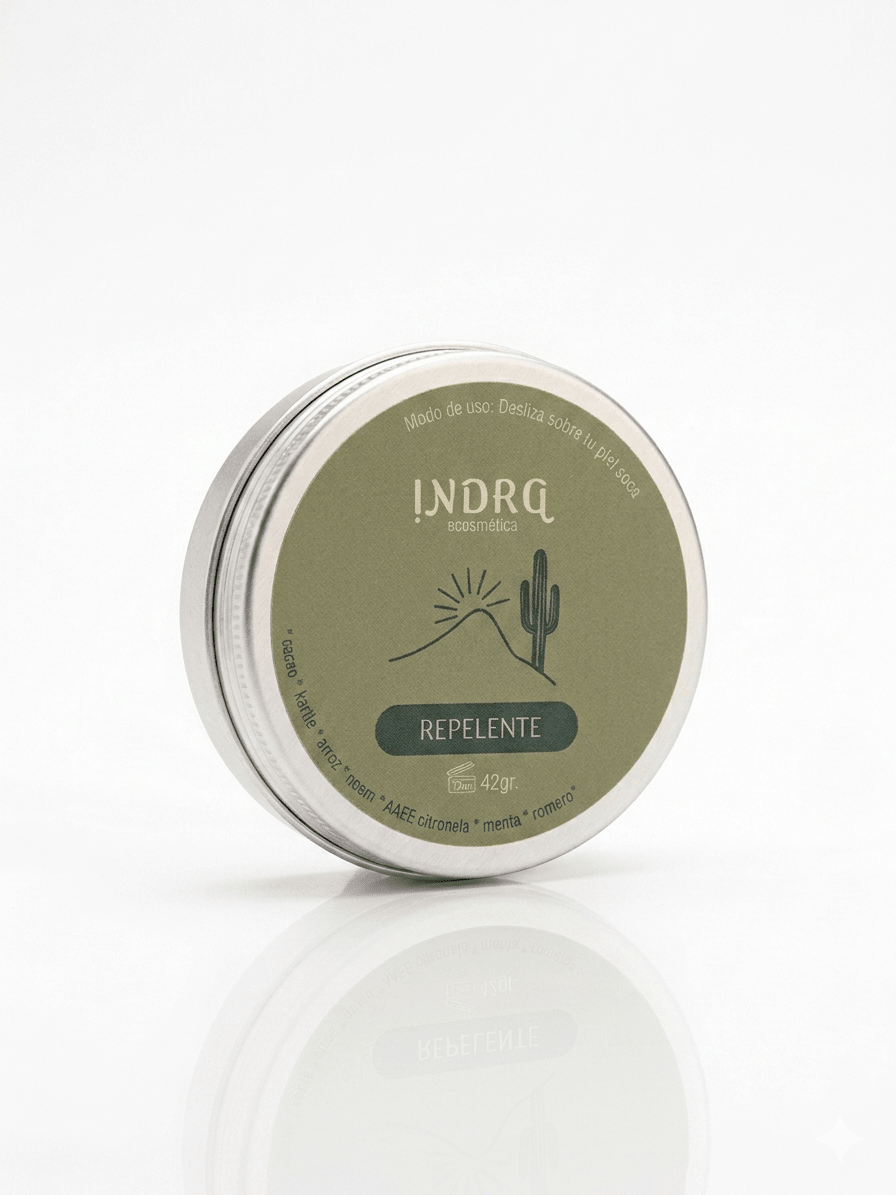 Repelente sólido Citronela y Menta - Indra Ecosmética